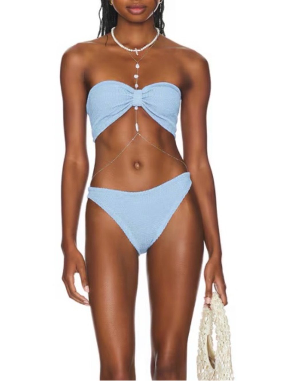 Hunza G Jean Bikini in Cornflower